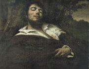 Gustave Courbet l homme blesse France oil painting artist